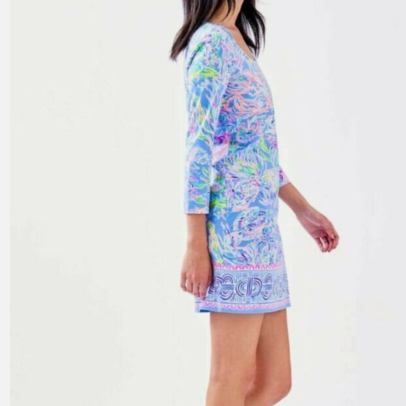 Lilly Pulitzer Beacon All Together Now Engineered Supima Cotton Jersey Dress/S - Picture 7 of 10